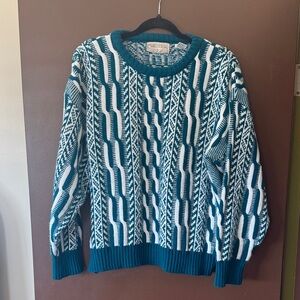 Vintage Charleston Bay Patterned Sweater